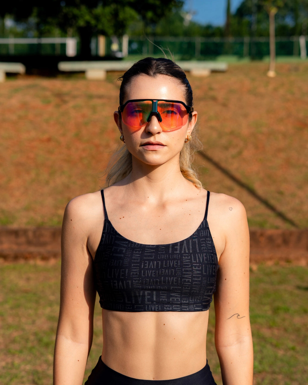 ÓCULOS RIO - PRETO ROSA