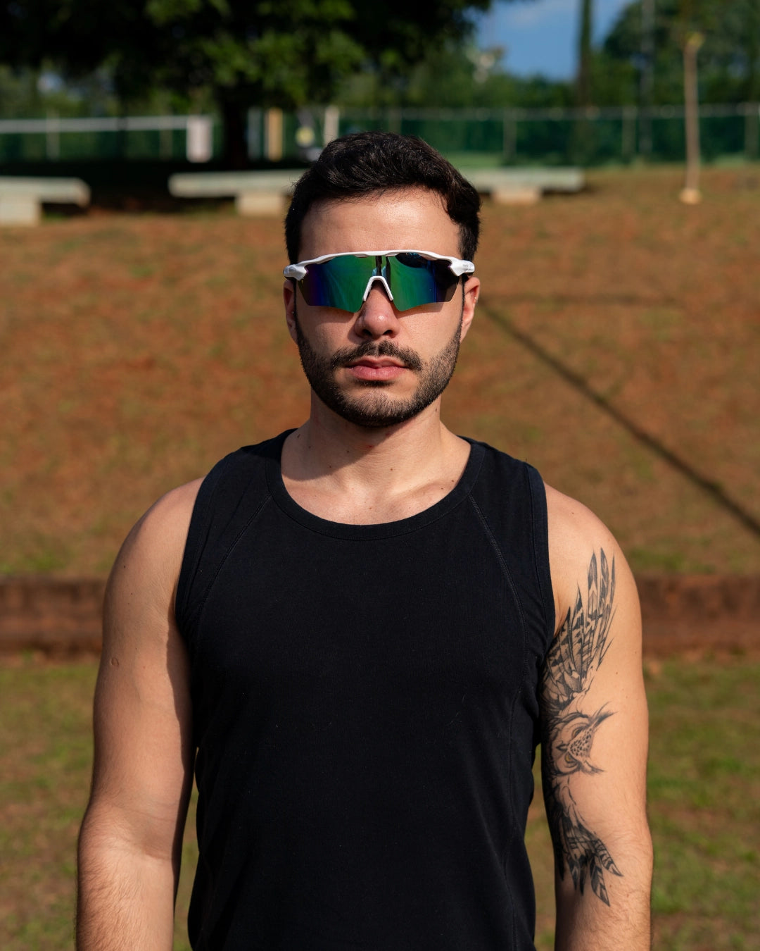 ÓCULOS IBIRAPUERA - BRANCO CELESTE