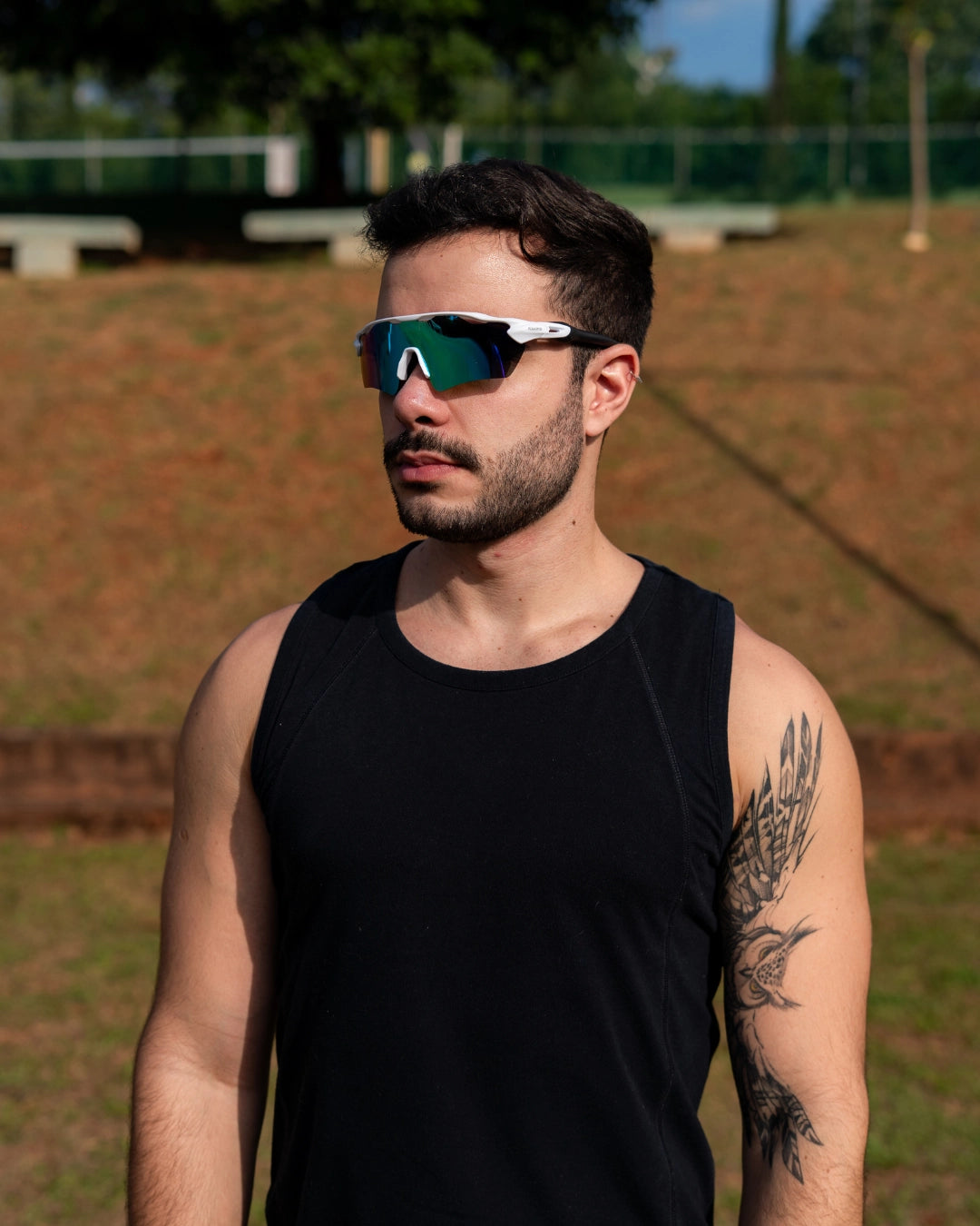 ÓCULOS IBIRAPUERA - BRANCO CELESTE