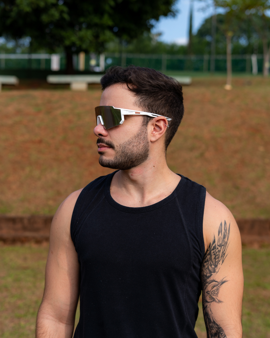 ÓCULOS FLORIPA - BRANCO PRATA