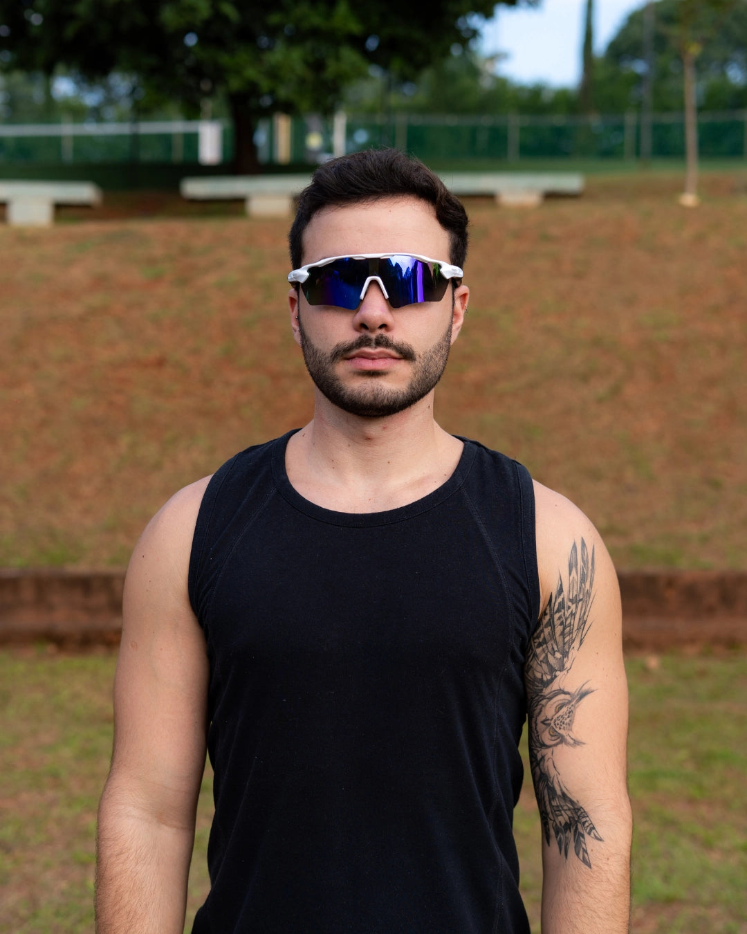 ÓCULOS IBIRAPUERA - BRANCO AZUL SAFIRA